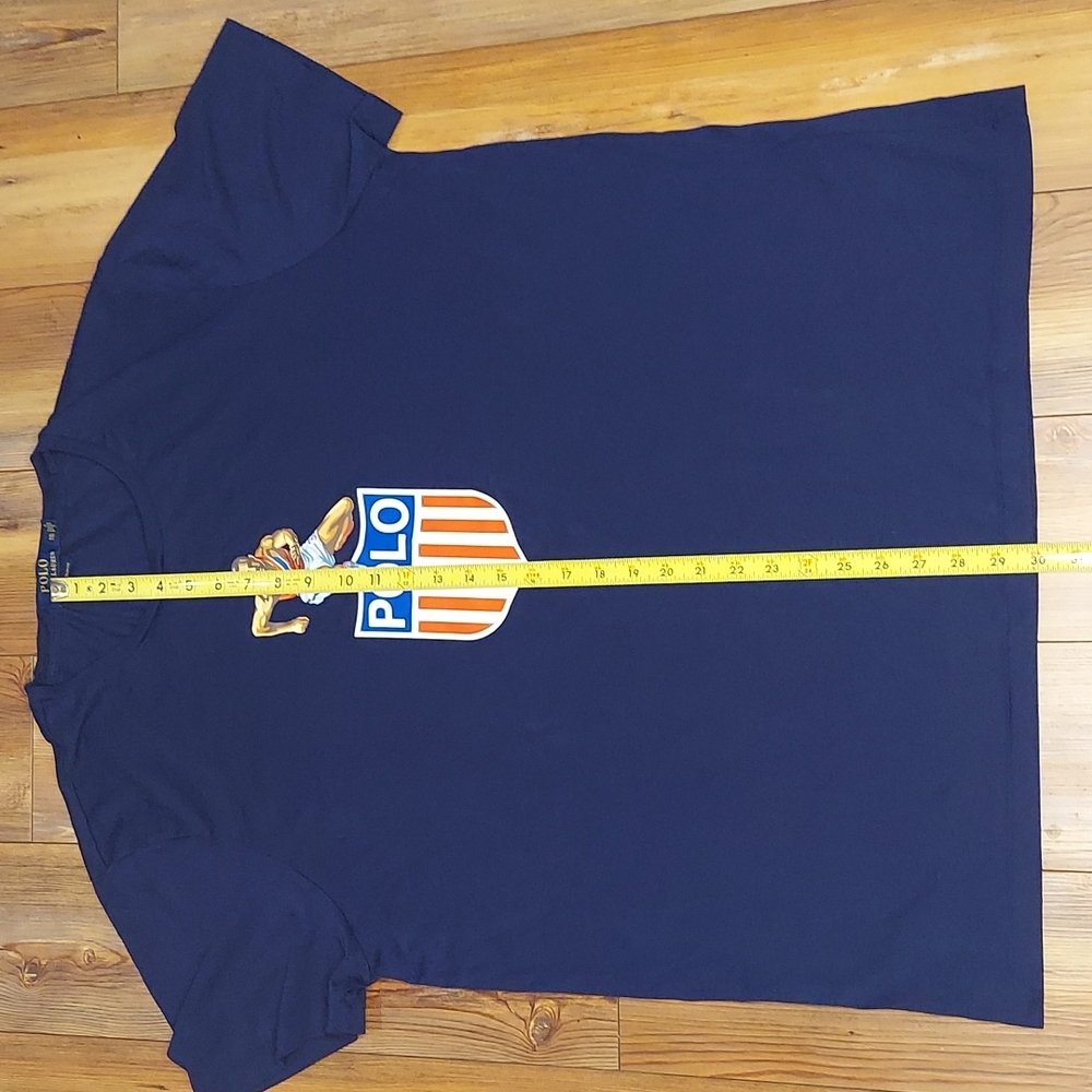 🚫SOLD🚫 Polo Ralph Lauren Polo K Swiss Shield Stadium Hurdle T-Shirt Size XXL - Picture 4 of 9